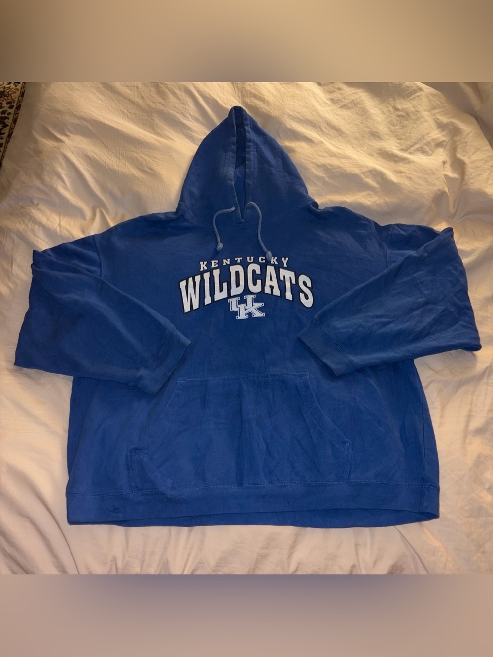 Vintage University of Kentucky Wildcats Blue Hoodie size XXL